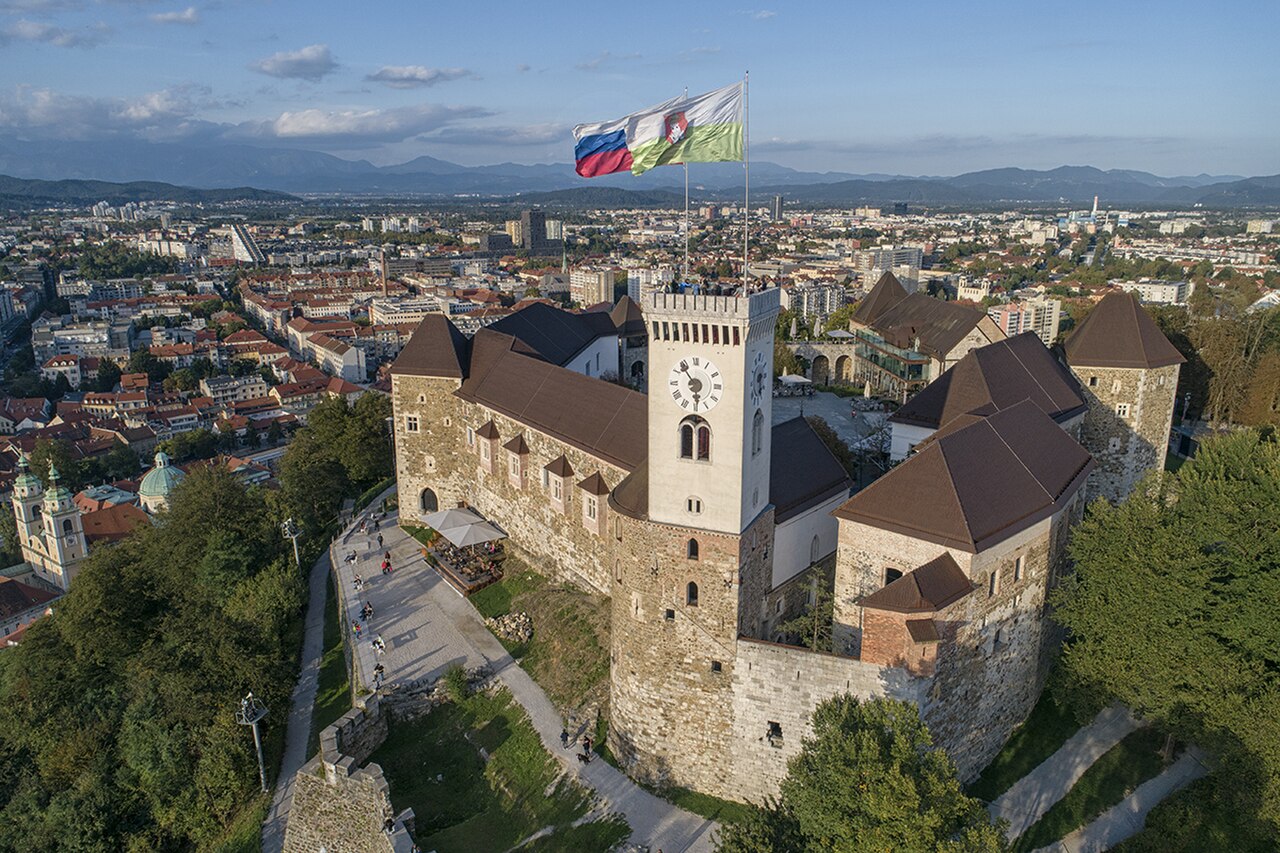 Ljubljana and its hilltop castle